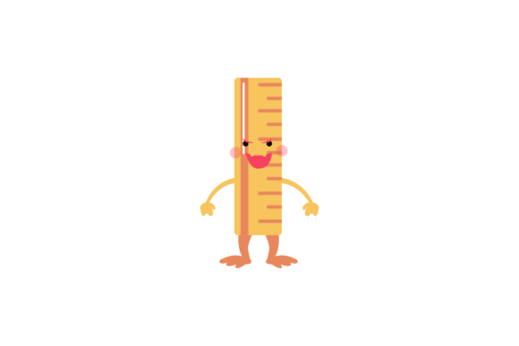 Back to School Kawaii Ruler: A Playful Design Asset for Creatives